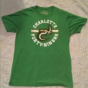 Charlotte 49ers Emerald green t-shirt
